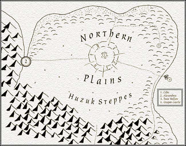 Map of the Nothern Plains